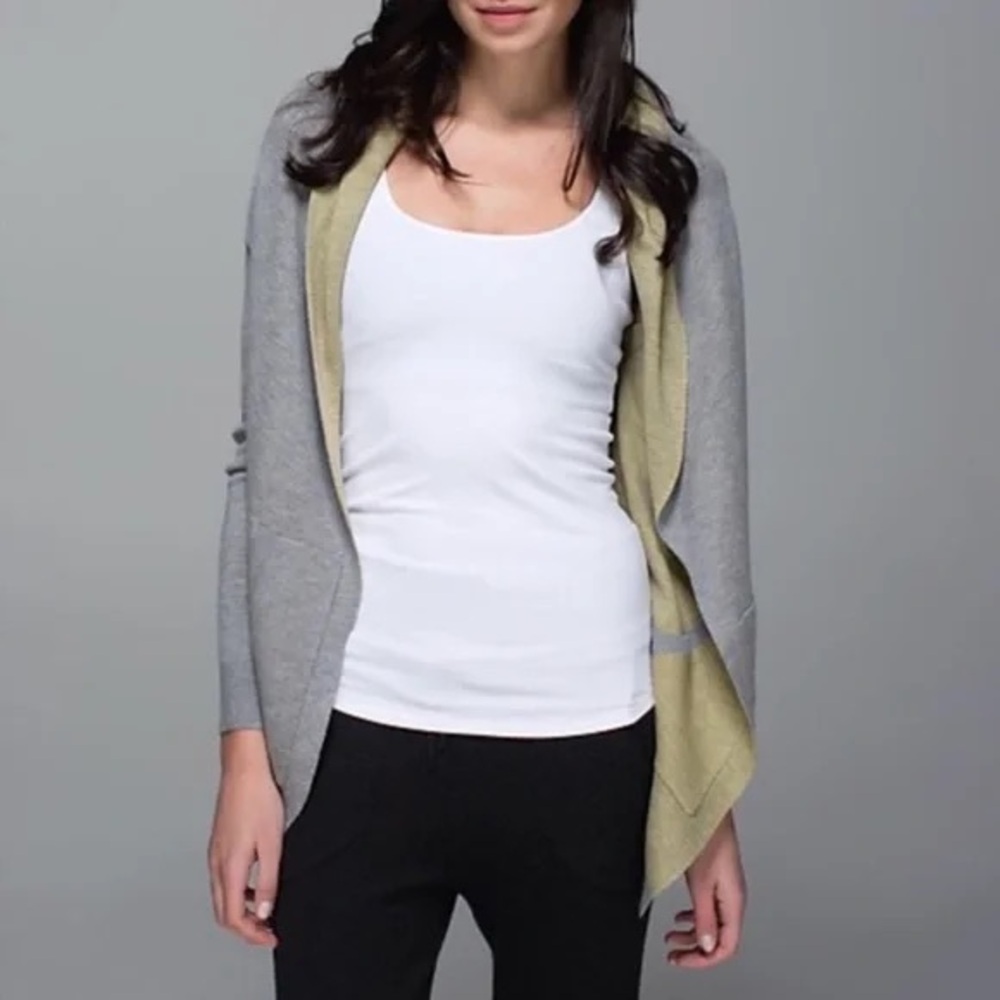 Reversible Cabin Yogi Wrap Sweater